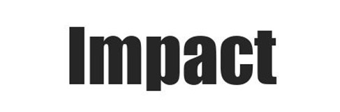 Impact-Fonts